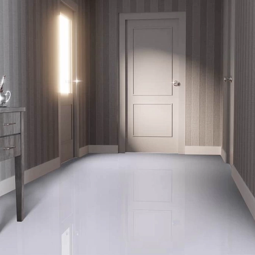 ГЛЯНЦЕВАЯ СЕРЫЙ ЛАМИНАТ  FALQUON  BLUE LINE UNI ламинат для пола